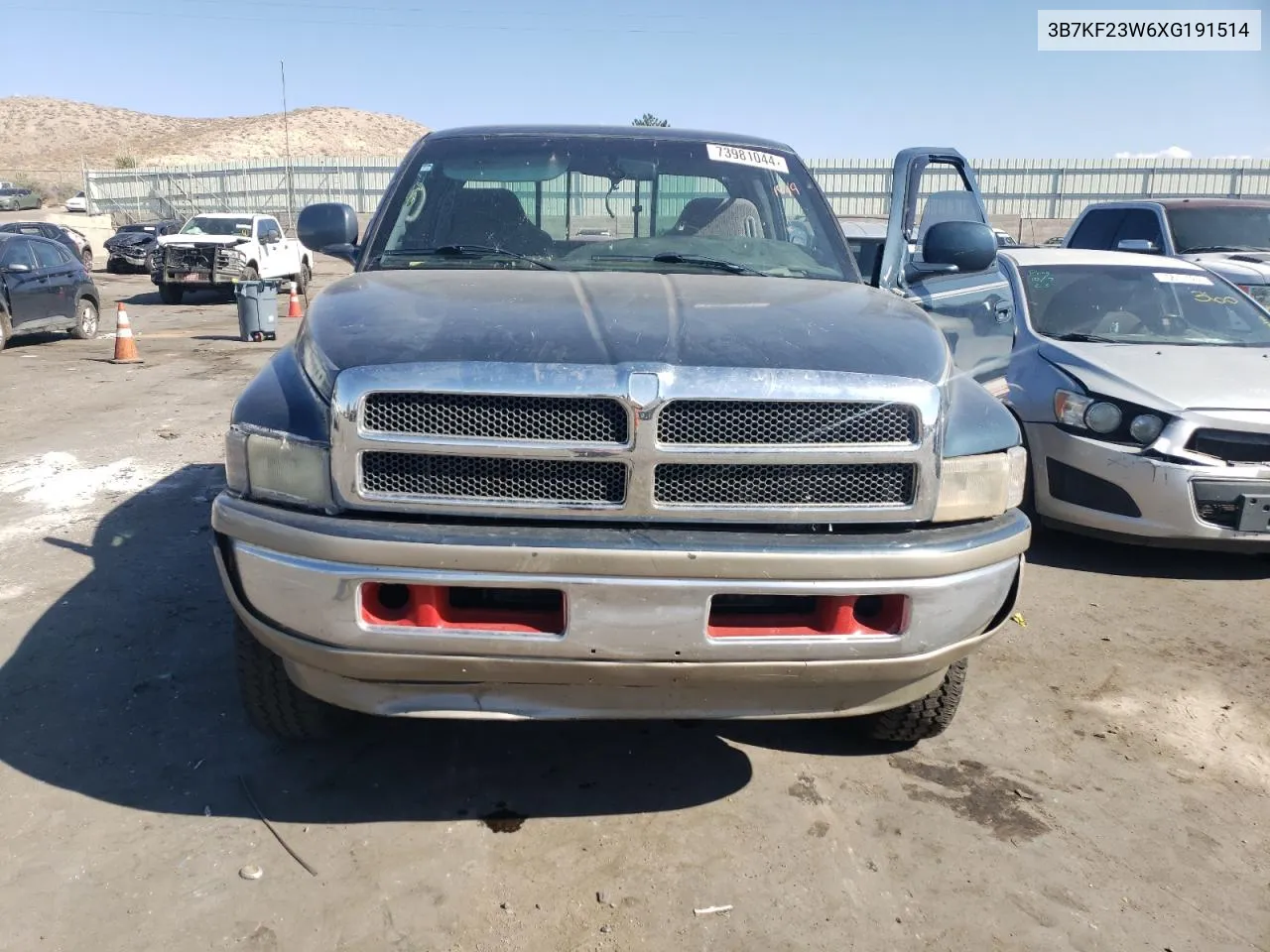 1999 Dodge Ram 2500 VIN: 3B7KF23W6XG191514 Lot: 73981044