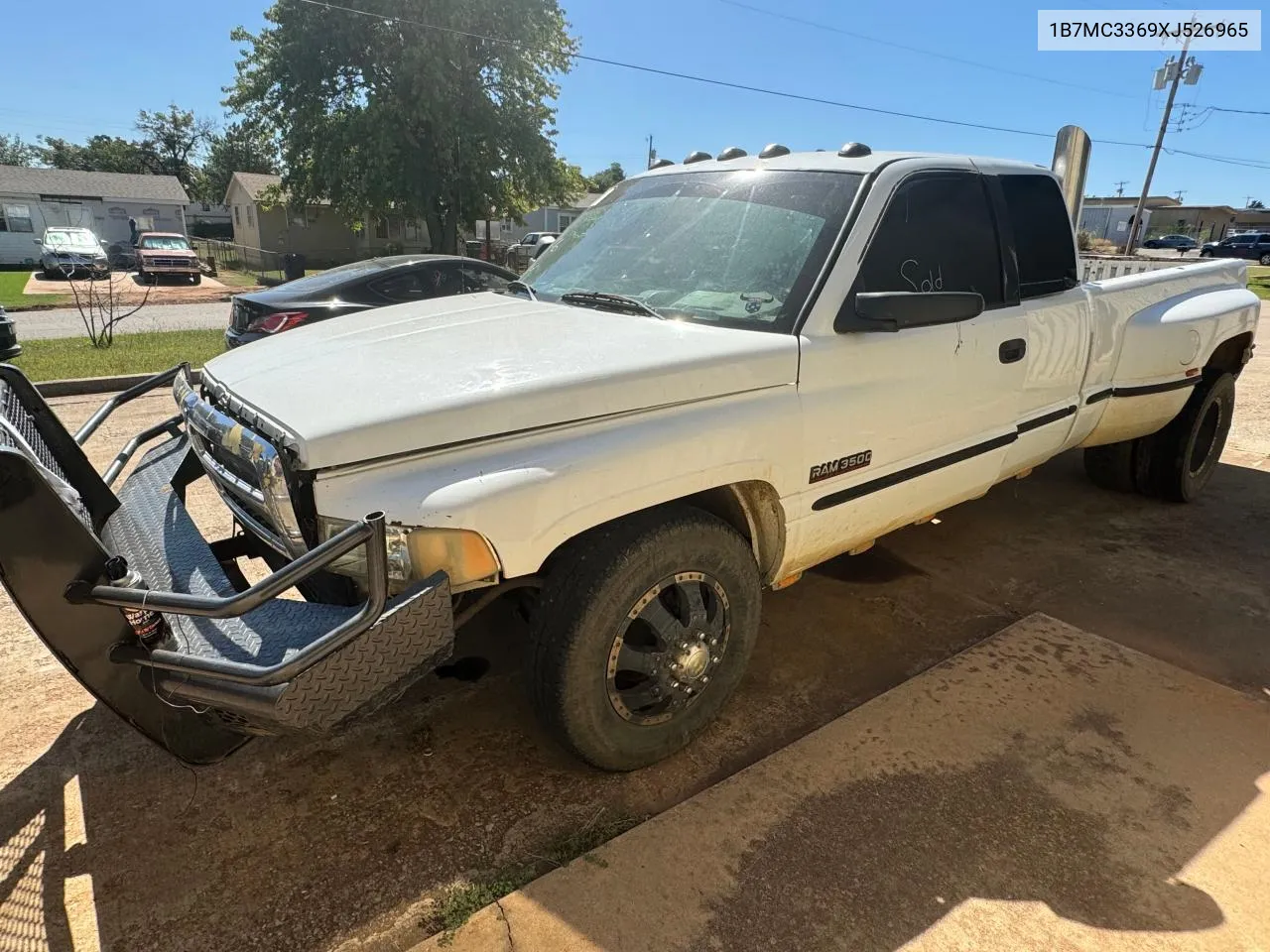 1999 Dodge Ram 3500 VIN: 1B7MC3369XJ526965 Lot: 74079164