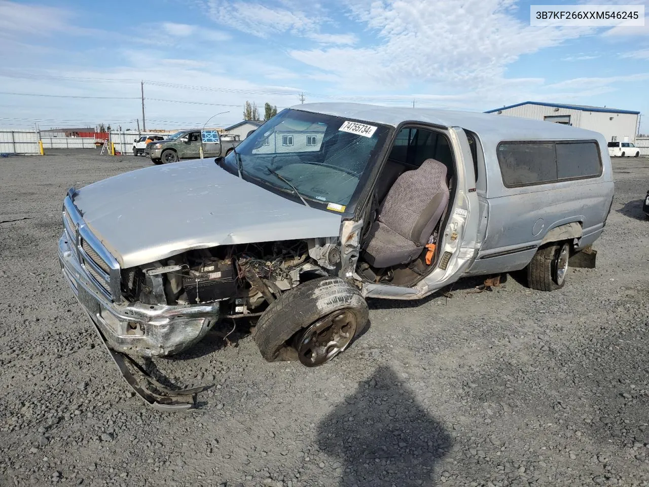 1999 Dodge Ram 2500 VIN: 3B7KF266XXM546245 Lot: 74755734