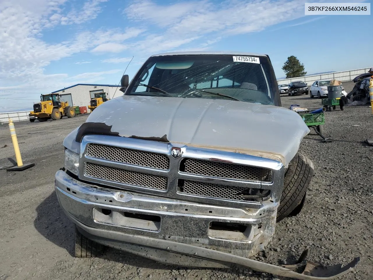 1999 Dodge Ram 2500 VIN: 3B7KF266XXM546245 Lot: 74755734