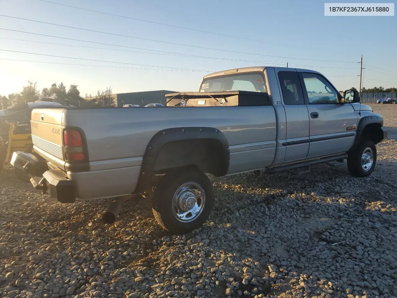 1999 Dodge Ram 2500 VIN: 1B7KF2367XJ615880 Lot: 76781554