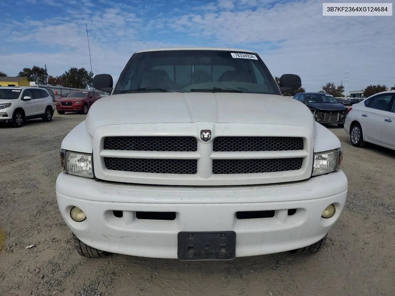 1999 Dodge Ram 2500 VIN: 3B7KF2364XG124684 Lot: 78334934