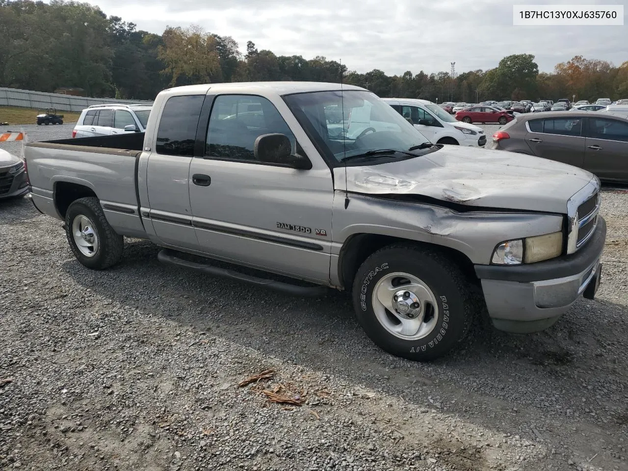 1999 Dodge Ram 1500 VIN: 1B7HC13Y0XJ635760 Lot: 78504394