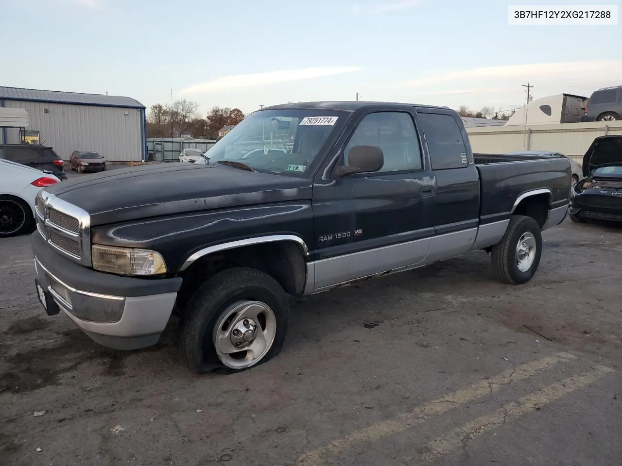 1999 Dodge Ram 1500 VIN: 3B7HF12Y2XG217288 Lot: 79251774