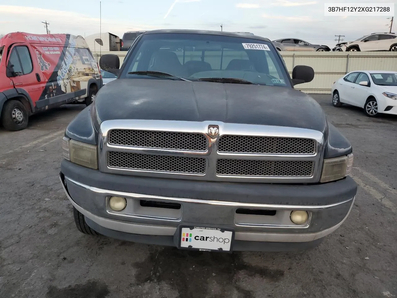 1999 Dodge Ram 1500 VIN: 3B7HF12Y2XG217288 Lot: 79251774