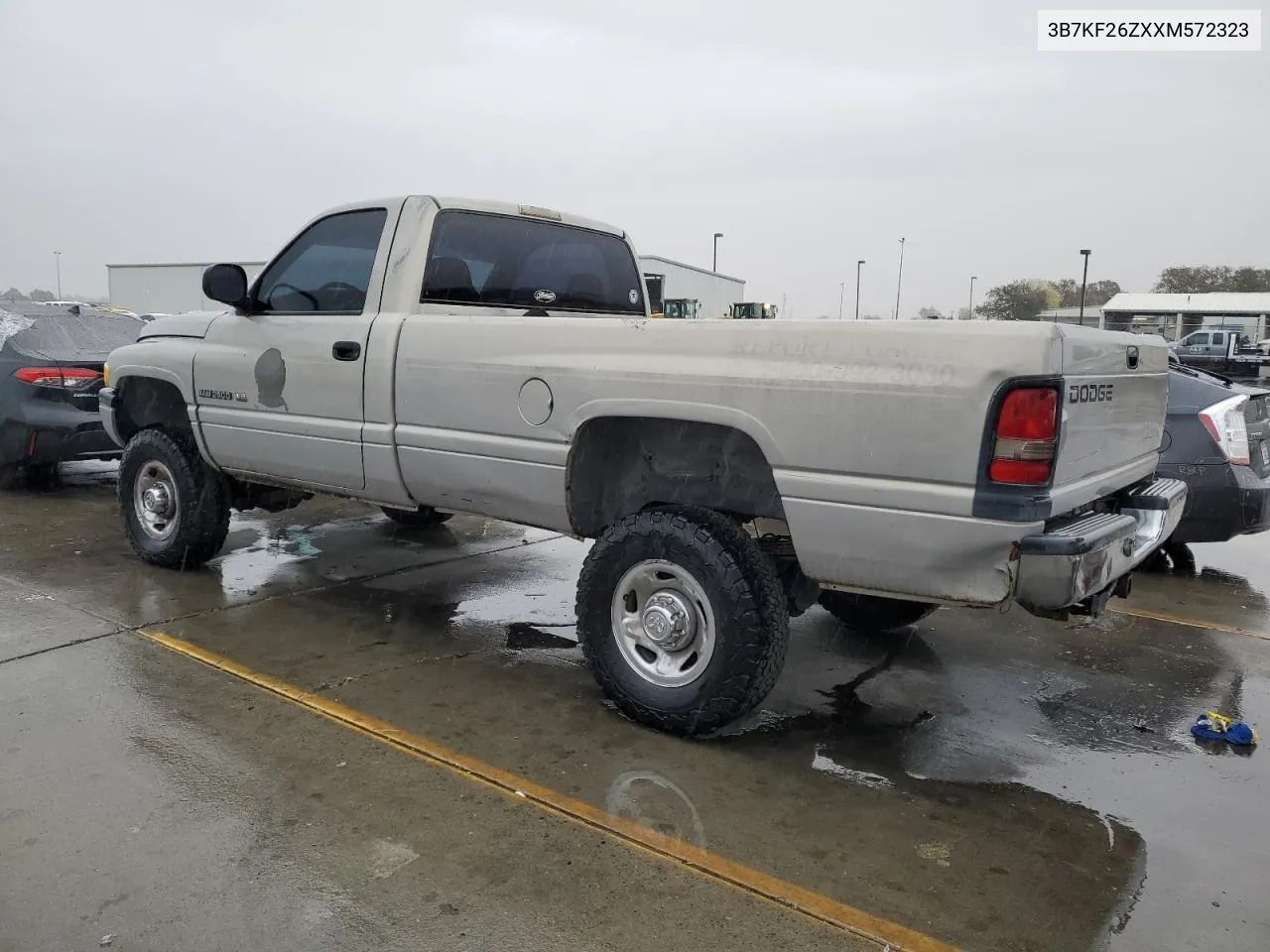 1999 Dodge Ram 2500 VIN: 3B7KF26ZXXM572323 Lot: 79970024