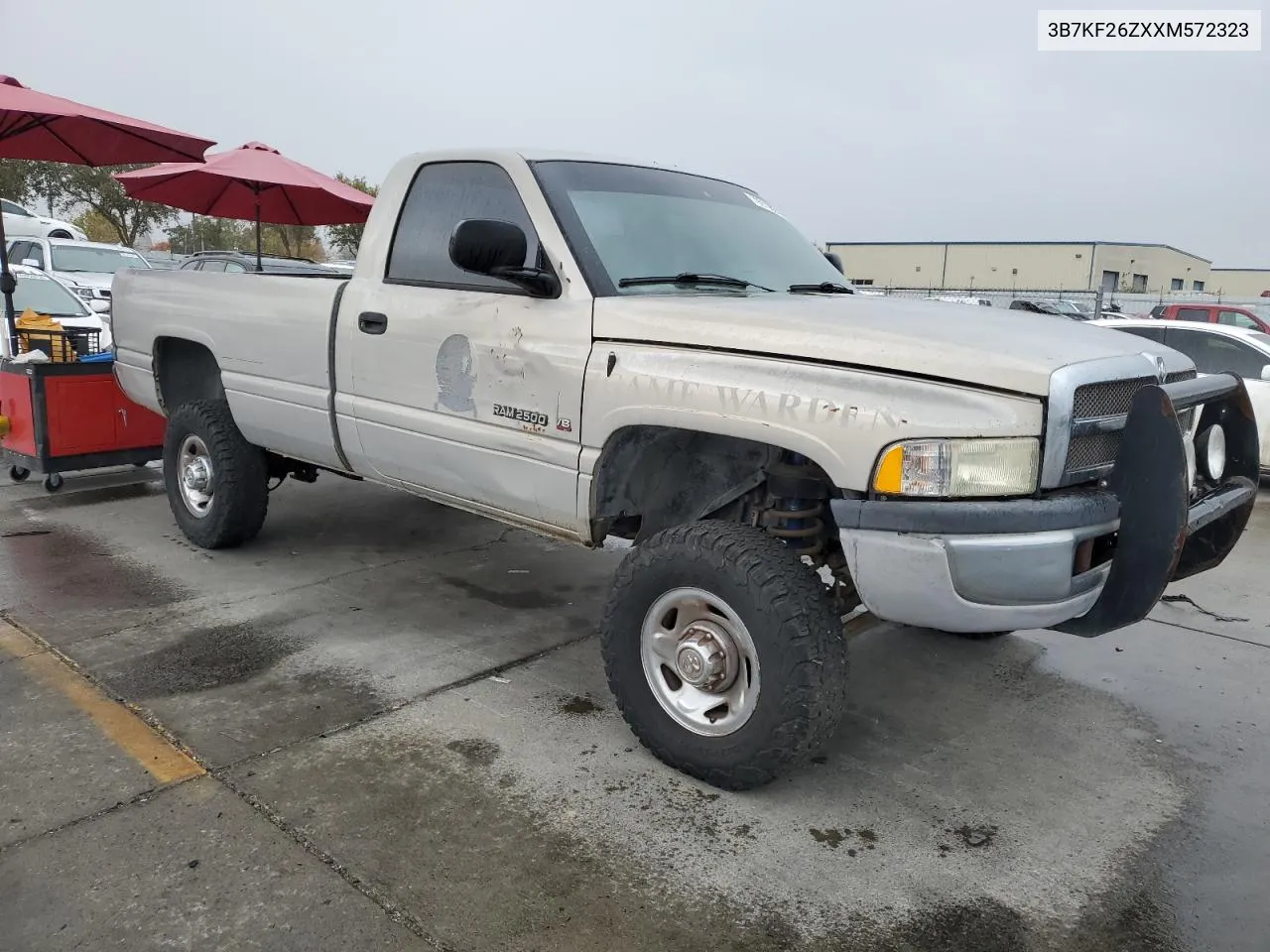 1999 Dodge Ram 2500 VIN: 3B7KF26ZXXM572323 Lot: 79970024