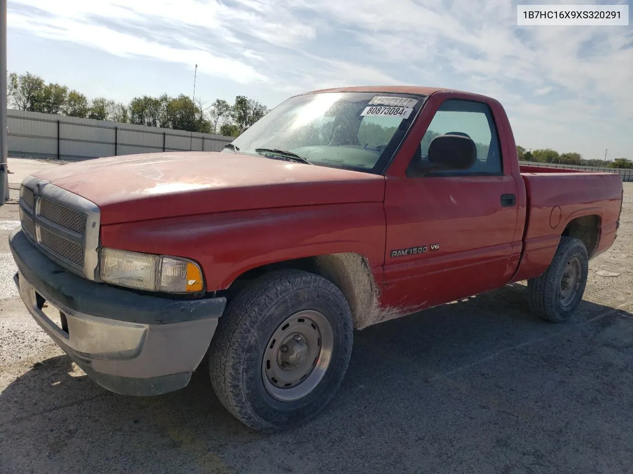 1999 Dodge Ram 1500 VIN: 1B7HC16X9XS320291 Lot: 80873084