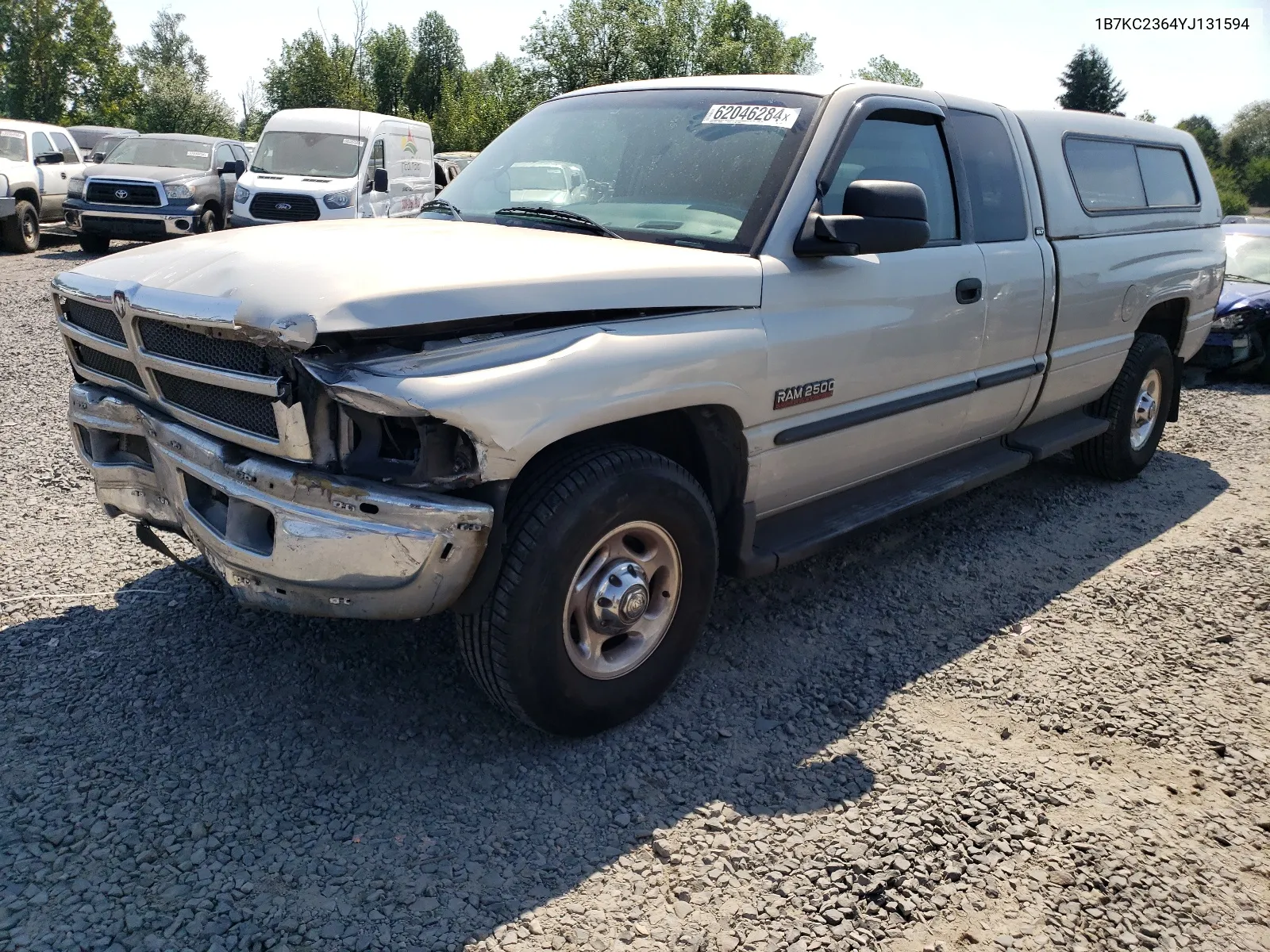 2000 Dodge Ram 2500 VIN: 1B7KC2364YJ131594 Lot: 63817714