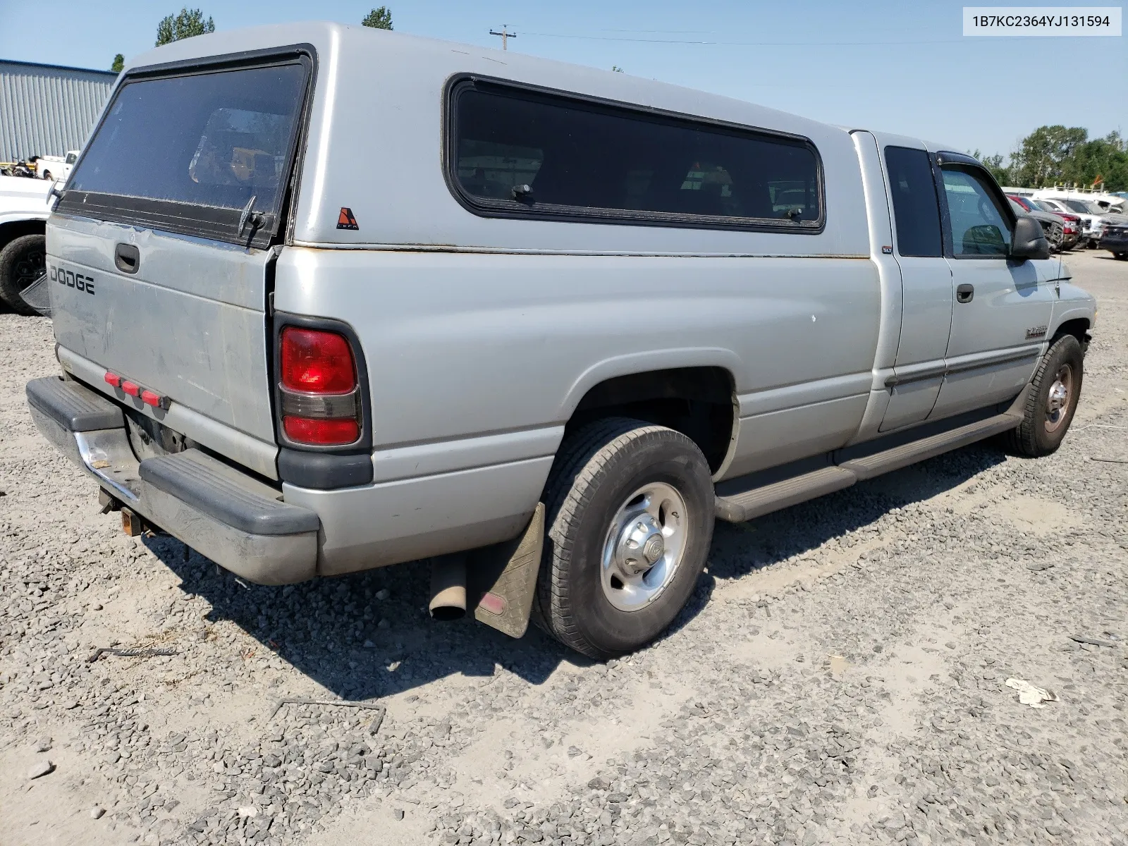 2000 Dodge Ram 2500 VIN: 1B7KC2364YJ131594 Lot: 63817714