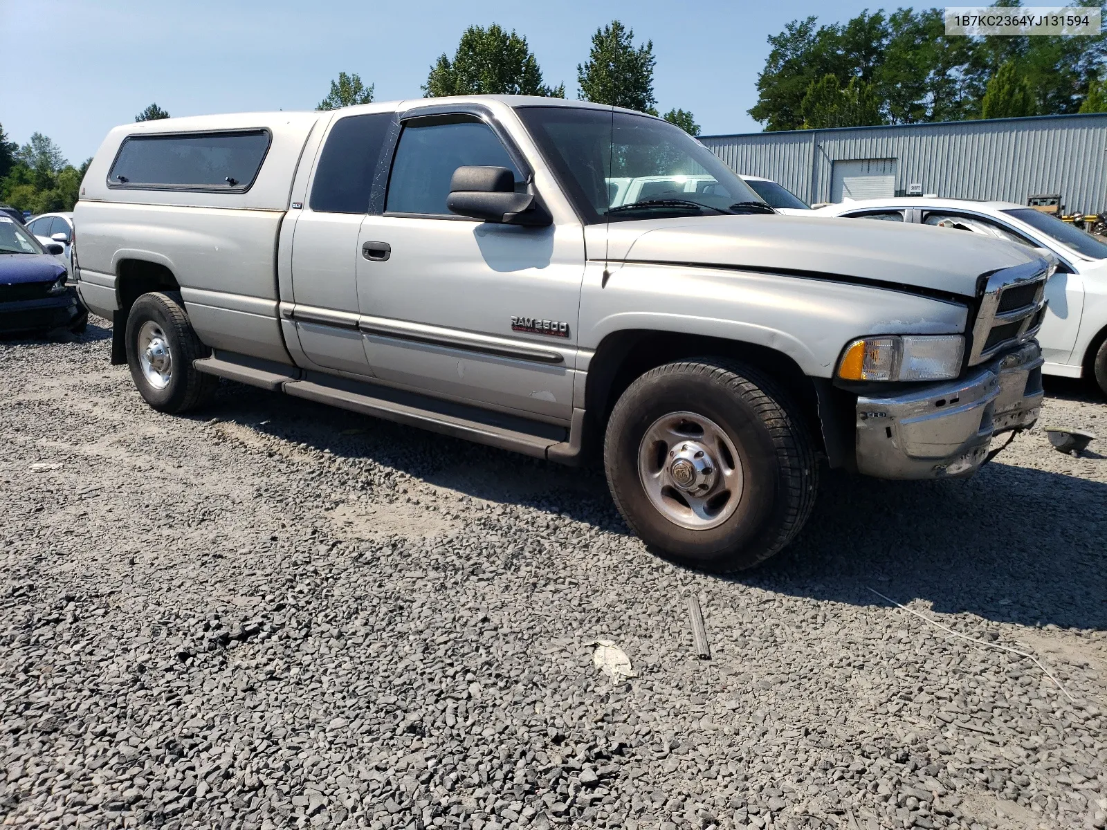 2000 Dodge Ram 2500 VIN: 1B7KC2364YJ131594 Lot: 63817714