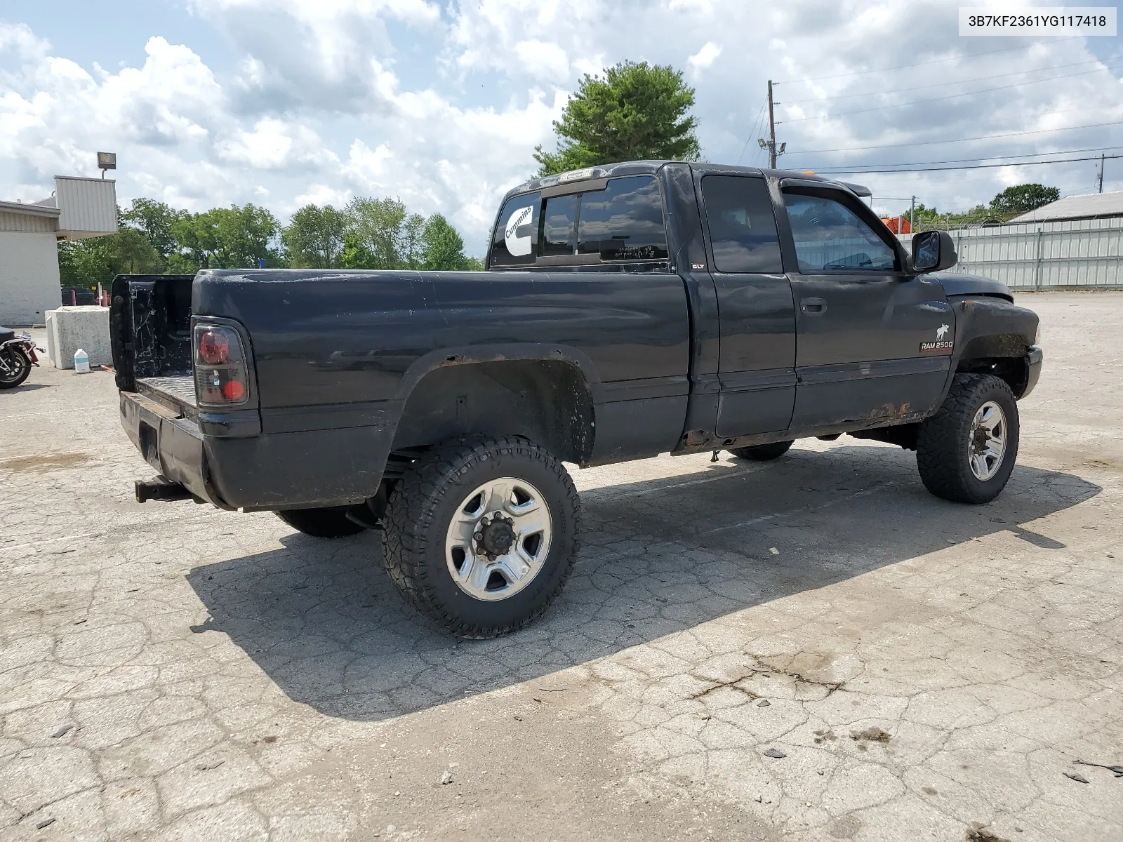 2000 Dodge Ram 2500 VIN: 3B7KF2361YG117418 Lot: 65144884