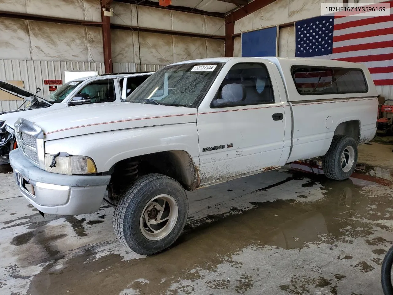 2000 Dodge Ram 1500 VIN: 1B7HF16Z4YS596159 Lot: 67045704