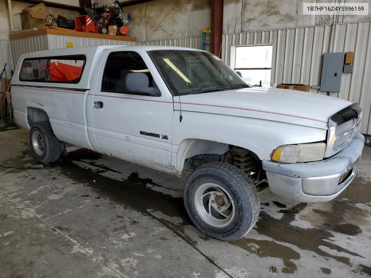 2000 Dodge Ram 1500 VIN: 1B7HF16Z4YS596159 Lot: 67045704