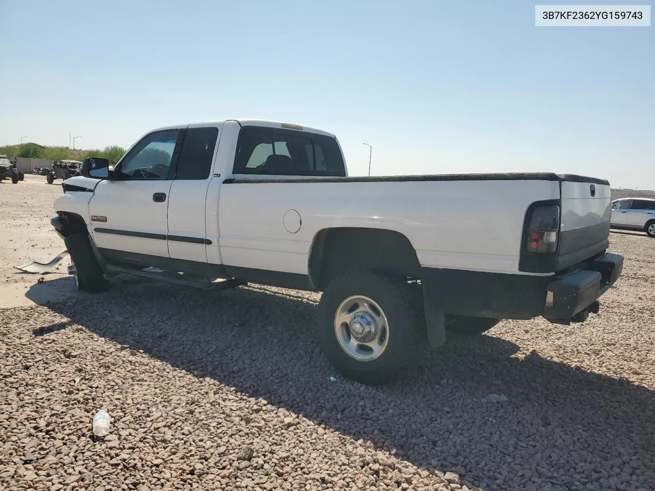 2000 Dodge Ram 2500 VIN: 3B7KF2362YG159743 Lot: 69471404