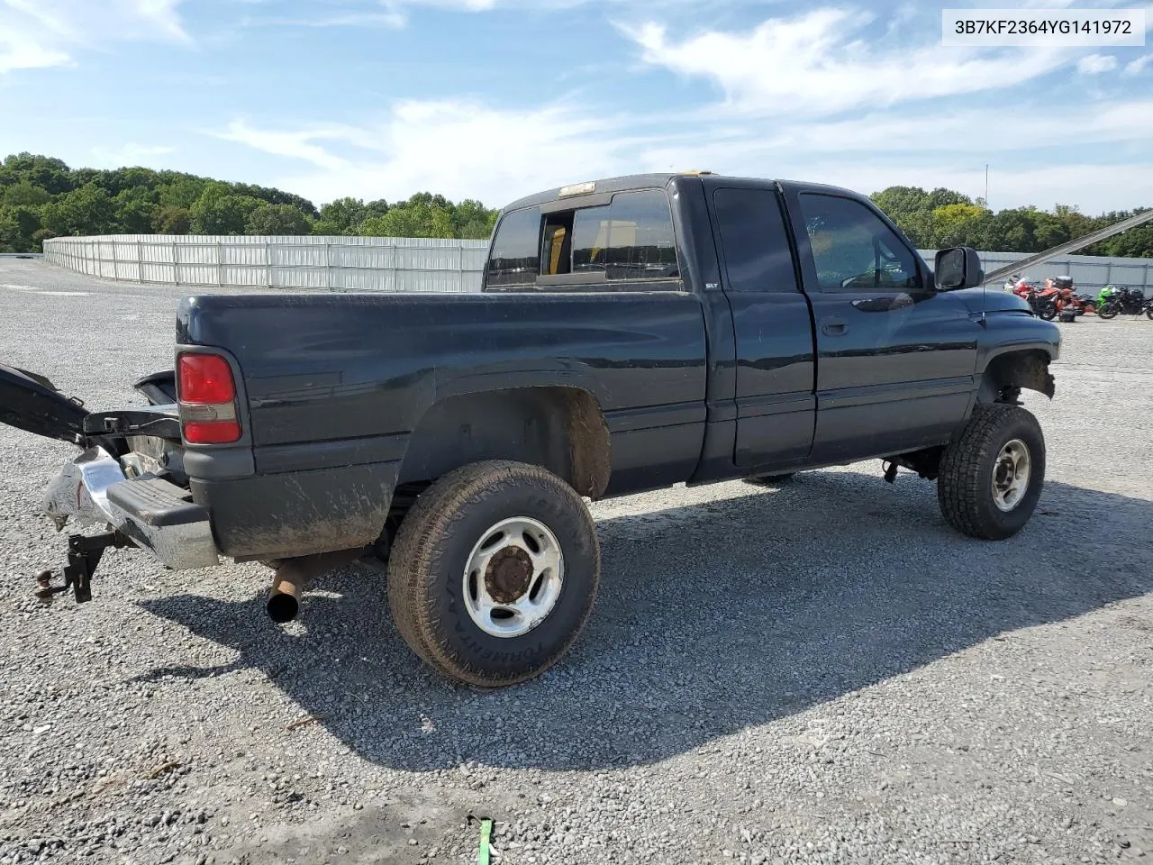 2000 Dodge Ram 2500 VIN: 3B7KF2364YG141972 Lot: 70001534