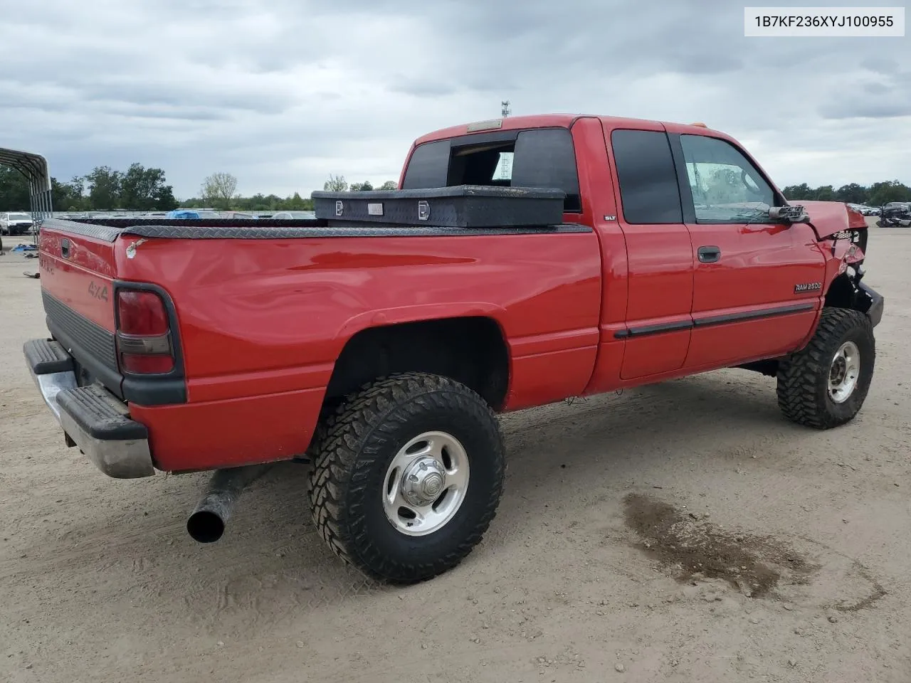 2000 Dodge Ram 2500 VIN: 1B7KF236XYJ100955 Lot: 70304884