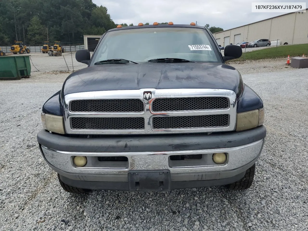 2000 Dodge Ram 2500 VIN: 1B7KF236XYJ187479 Lot: 71553744