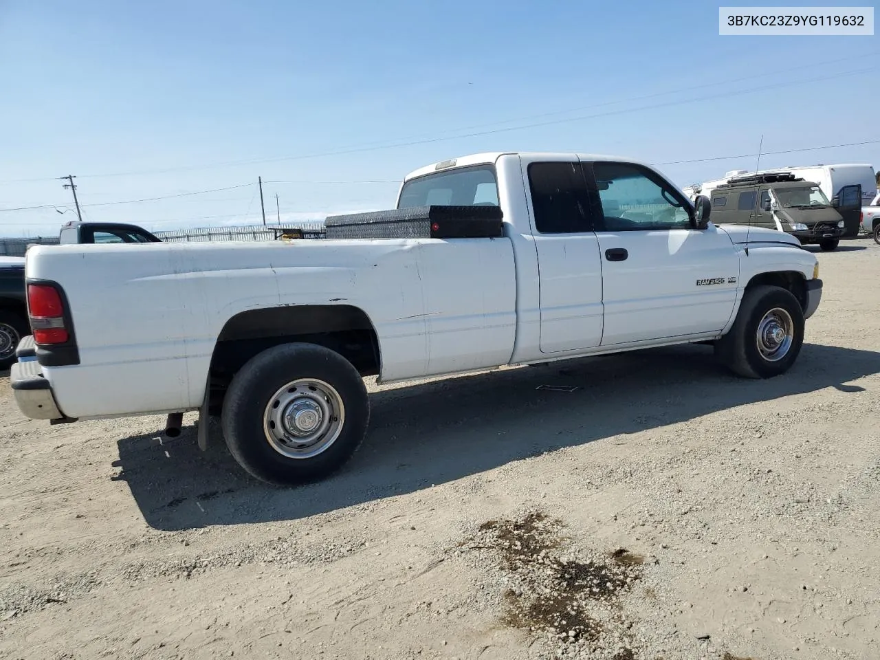 2000 Dodge Ram 2500 VIN: 3B7KC23Z9YG119632 Lot: 71685574