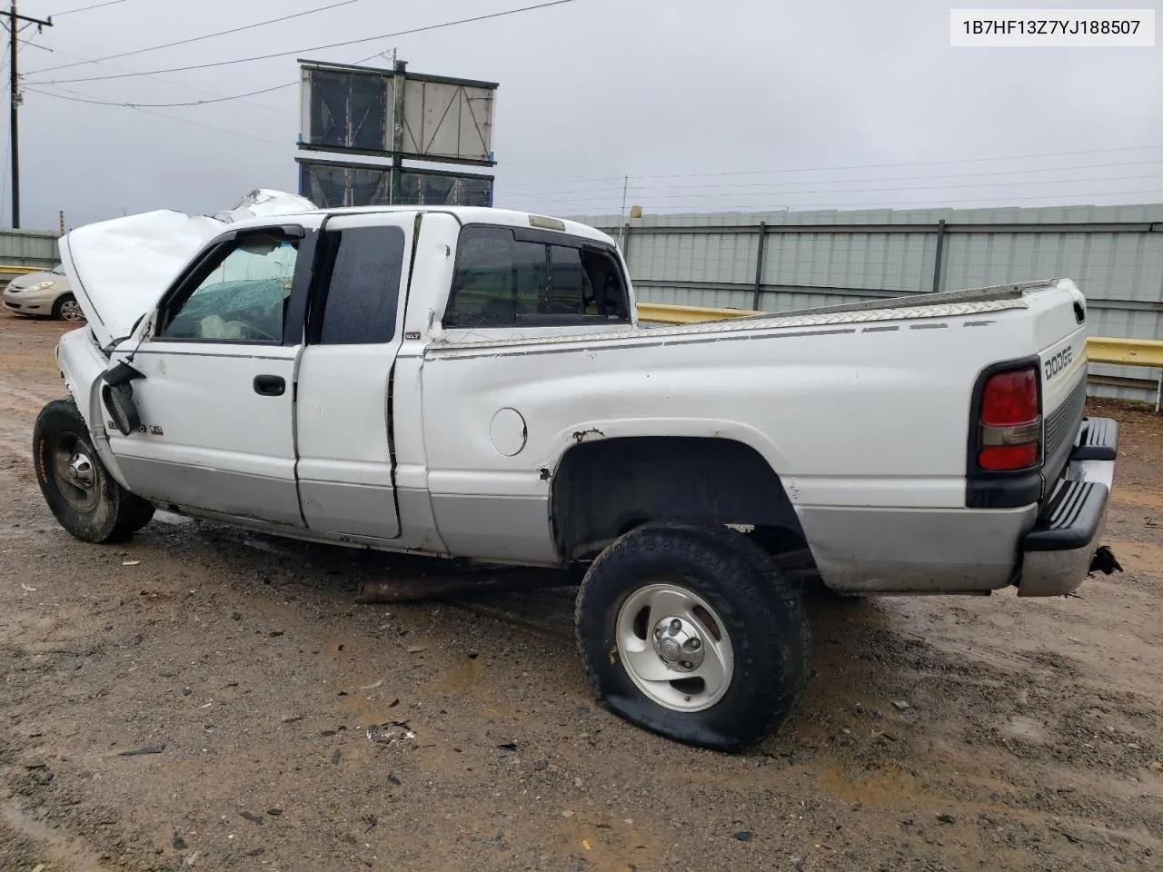 2000 Dodge Ram 1500 VIN: 1B7HF13Z7YJ188507 Lot: 71952784