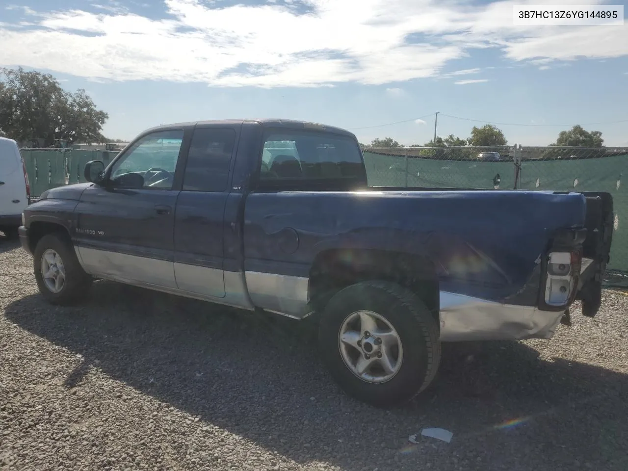 2000 Dodge Ram 1500 VIN: 3B7HC13Z6YG144895 Lot: 72186454