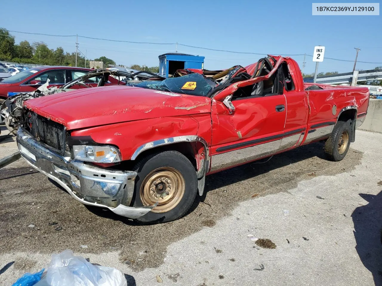 2000 Dodge Ram 2500 VIN: 1B7KC2369YJ129100 Lot: 73512904