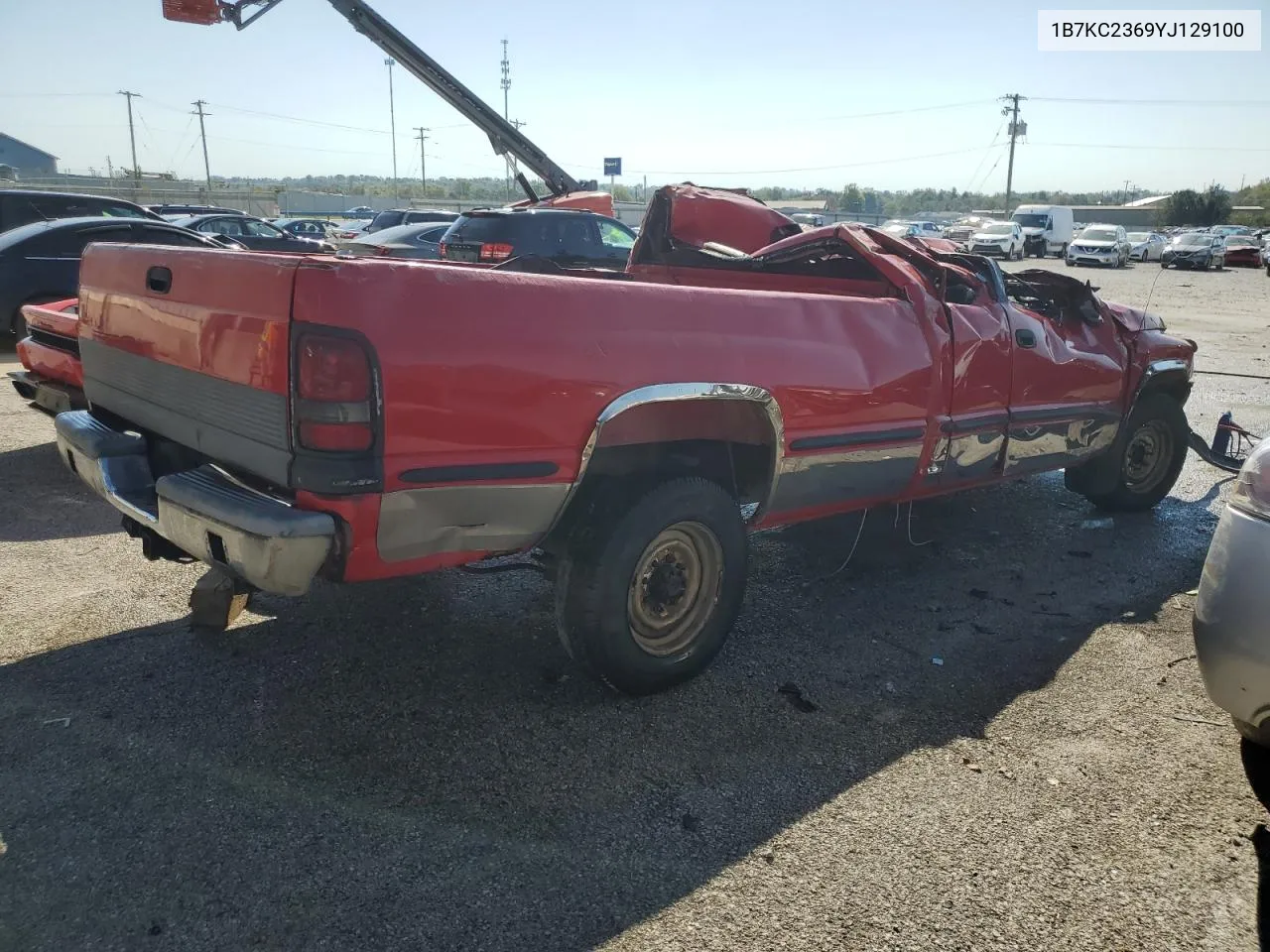 2000 Dodge Ram 2500 VIN: 1B7KC2369YJ129100 Lot: 73512904