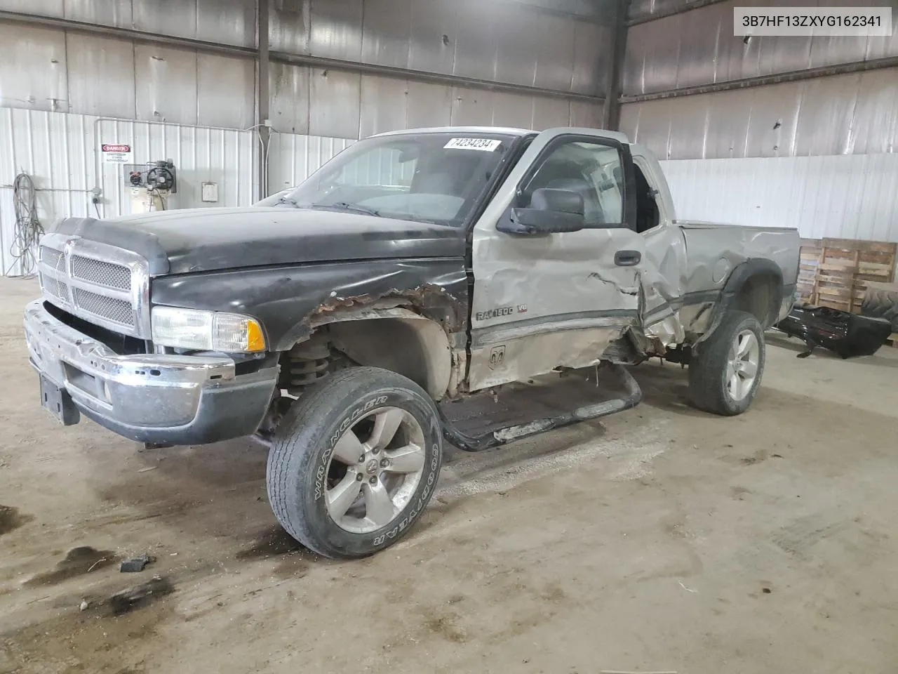 2000 Dodge Ram 1500 VIN: 3B7HF13ZXYG162341 Lot: 74234234