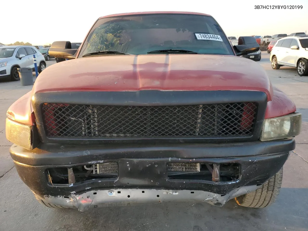 2000 Dodge Ram 1500 VIN: 3B7HC12Y8YG120199 Lot: 74834464