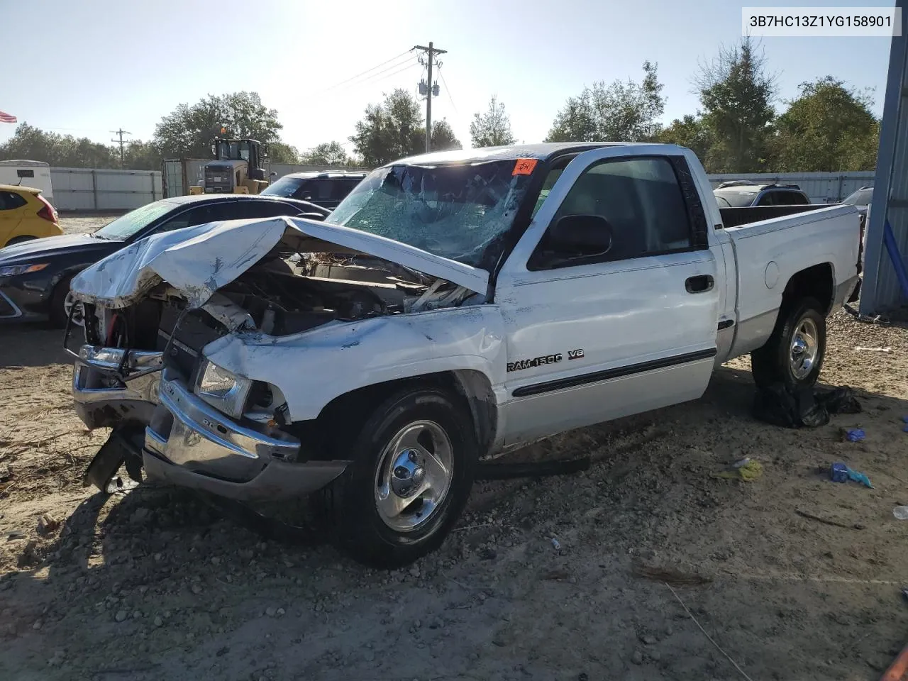 2000 Dodge Ram 1500 VIN: 3B7HC13Z1YG158901 Lot: 75700554