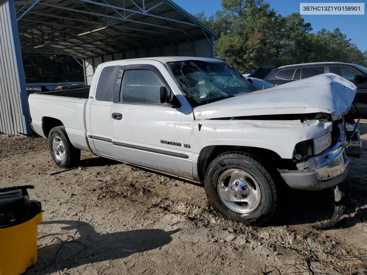 2000 Dodge Ram 1500 VIN: 3B7HC13Z1YG158901 Lot: 75700554