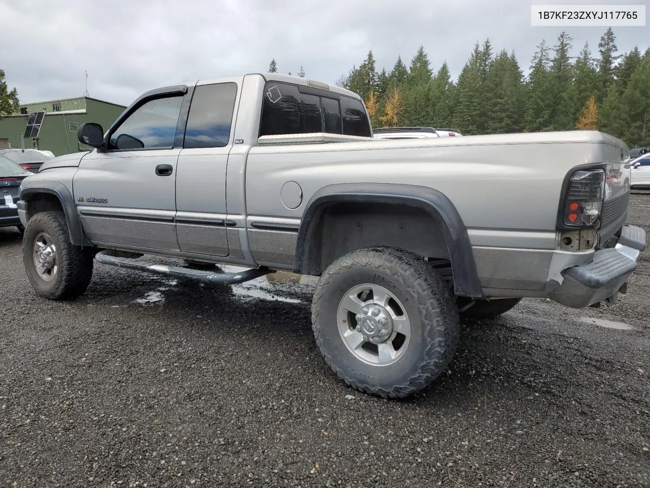 2000 Dodge Ram 2500 VIN: 1B7KF23ZXYJ117765 Lot: 78280974