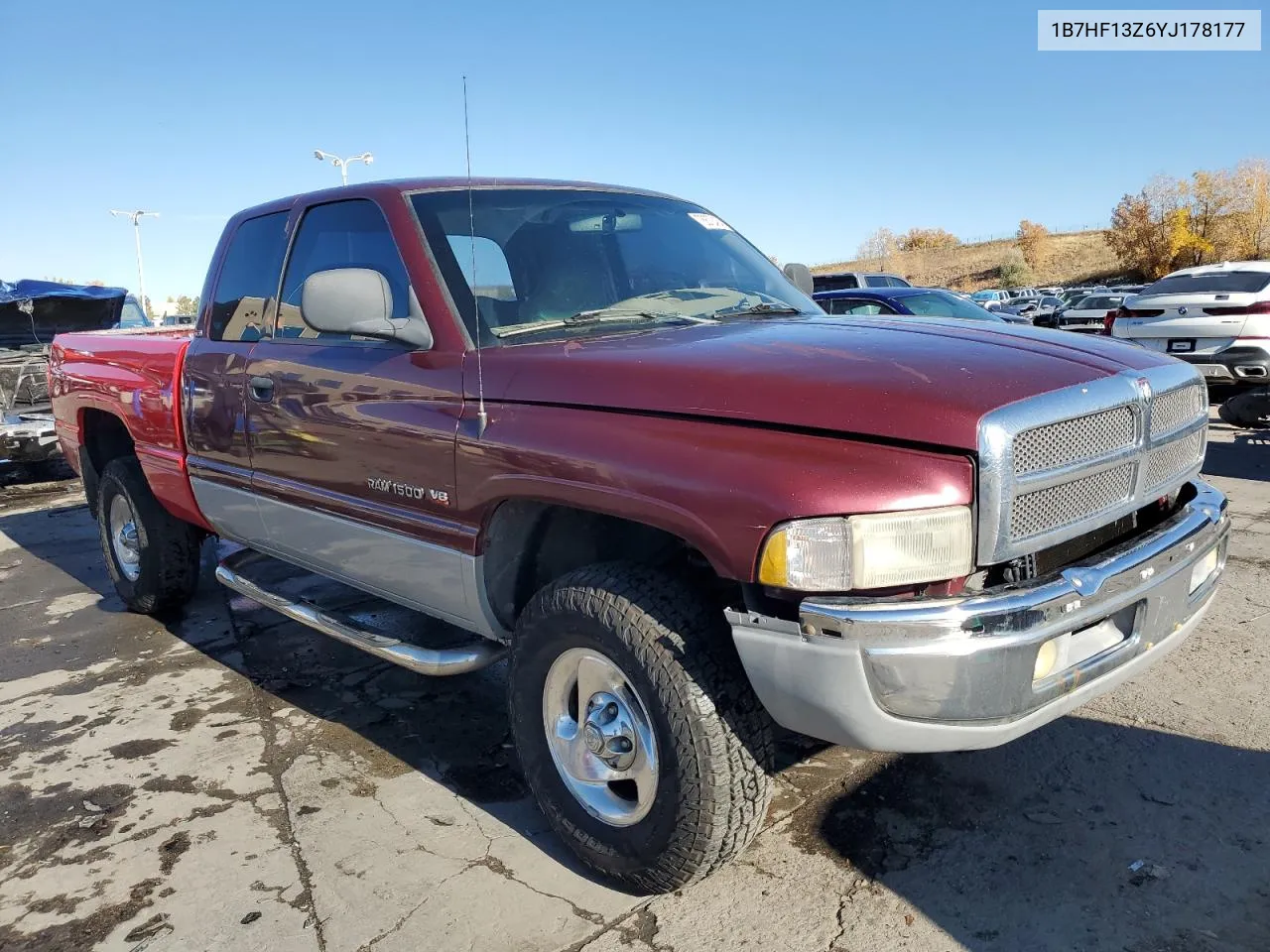 2000 Dodge Ram 1500 VIN: 1B7HF13Z6YJ178177 Lot: 78872484