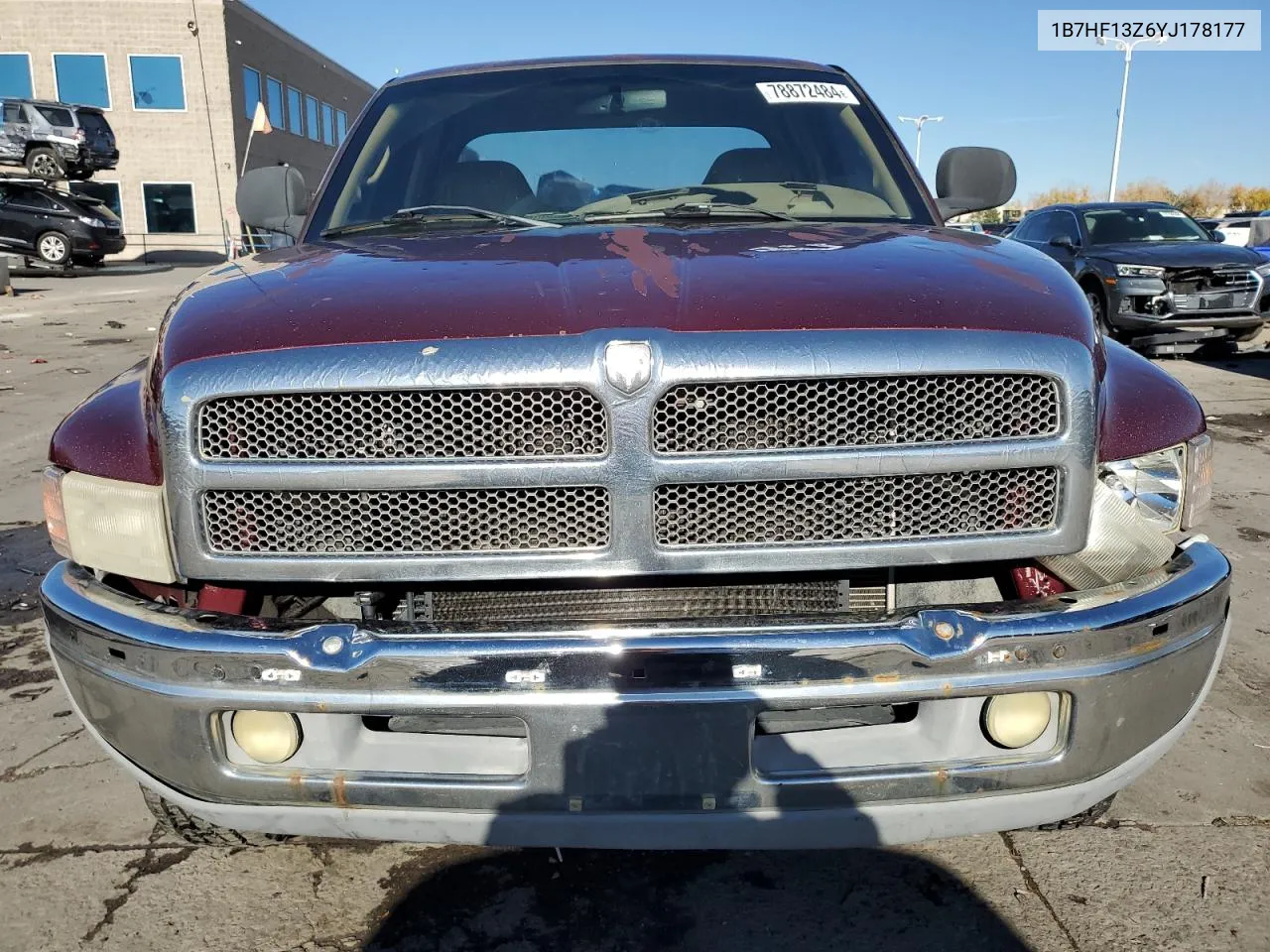 2000 Dodge Ram 1500 VIN: 1B7HF13Z6YJ178177 Lot: 78872484