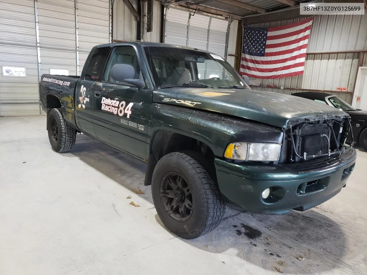 2000 Dodge Ram 1500 VIN: 3B7HF13Z0YG125699 Lot: 78959104