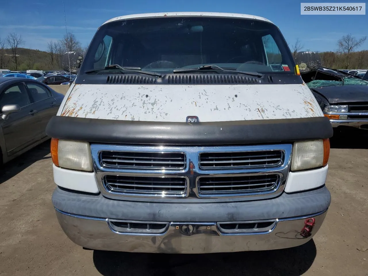 2001 Dodge Ram Wagon B3500 VIN: 2B5WB35Z21K540617 Lot: 51095804