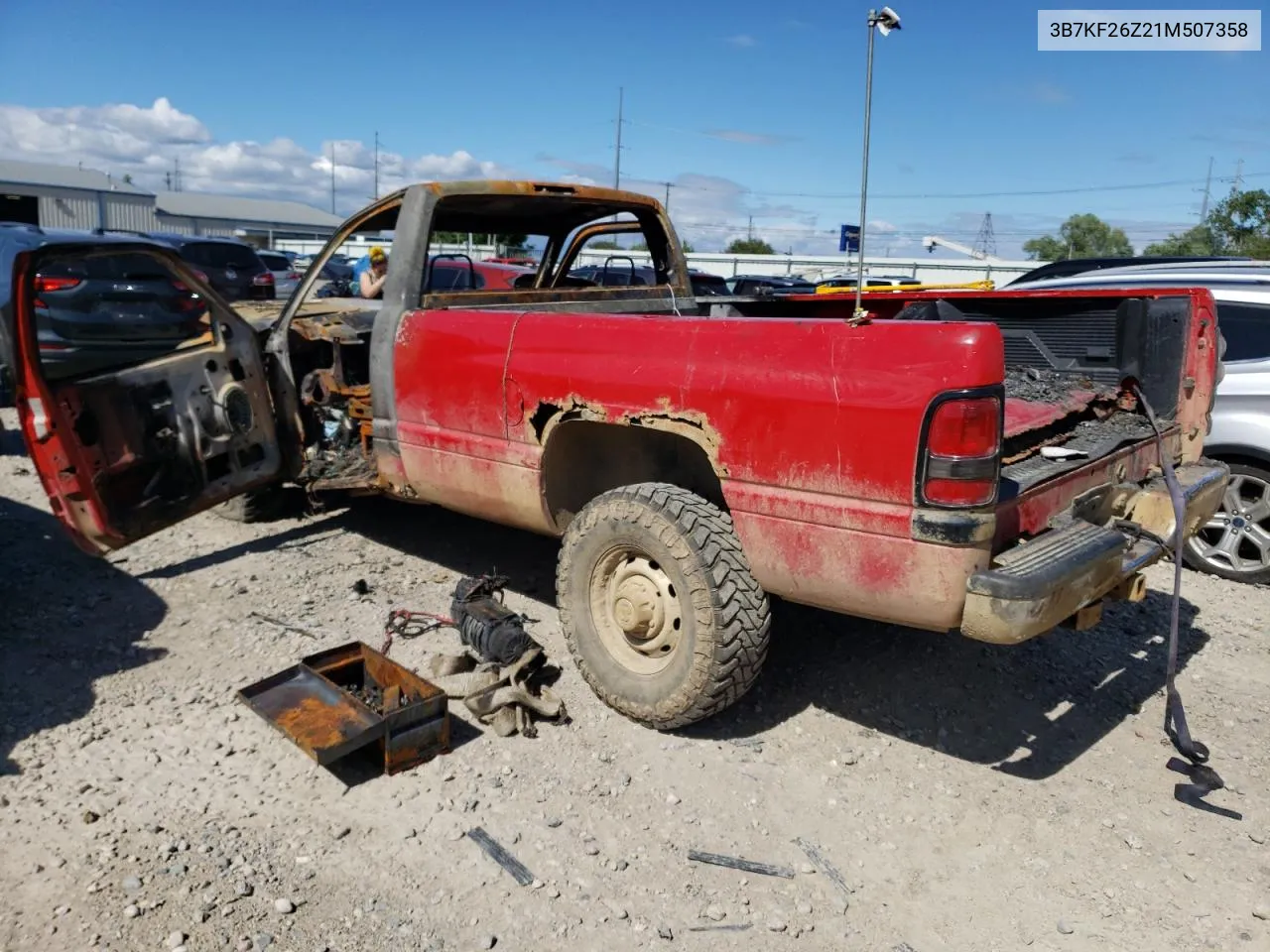 2001 Dodge Ram 2500 VIN: 3B7KF26Z21M507358 Lot: 58105354