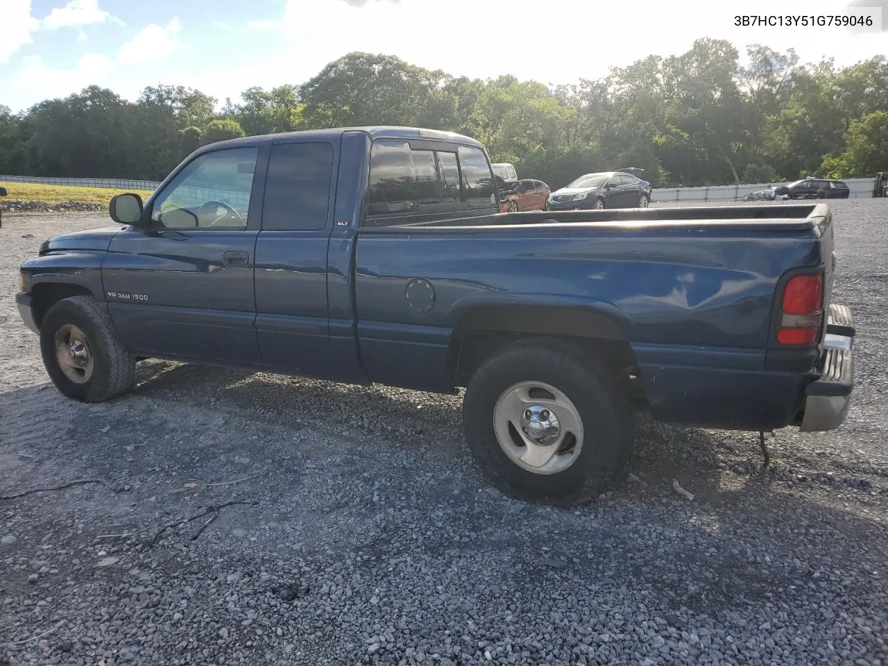 2001 Dodge Ram 1500 VIN: 3B7HC13Y51G759046 Lot: 60627294