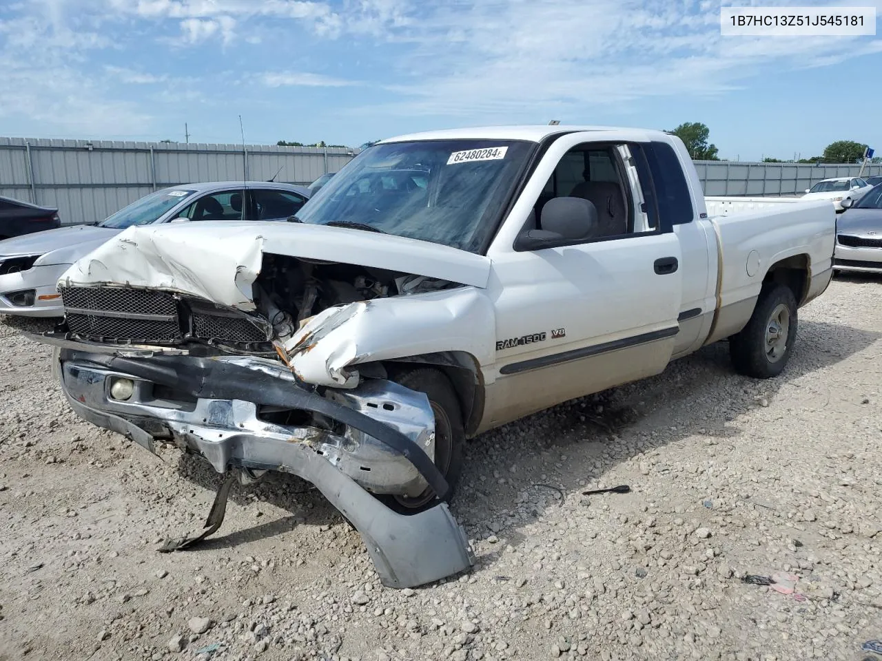 2001 Dodge Ram 1500 VIN: 1B7HC13Z51J545181 Lot: 62480284