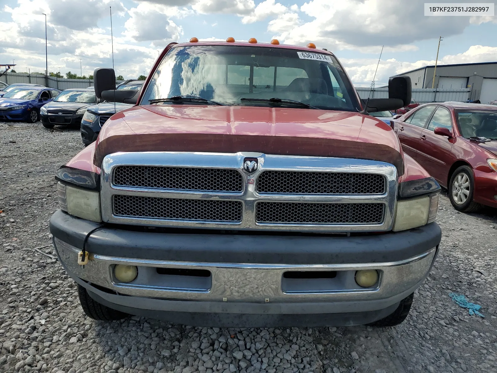 2001 Dodge Ram 2500 VIN: 1B7KF23751J282997 Lot: 63675314