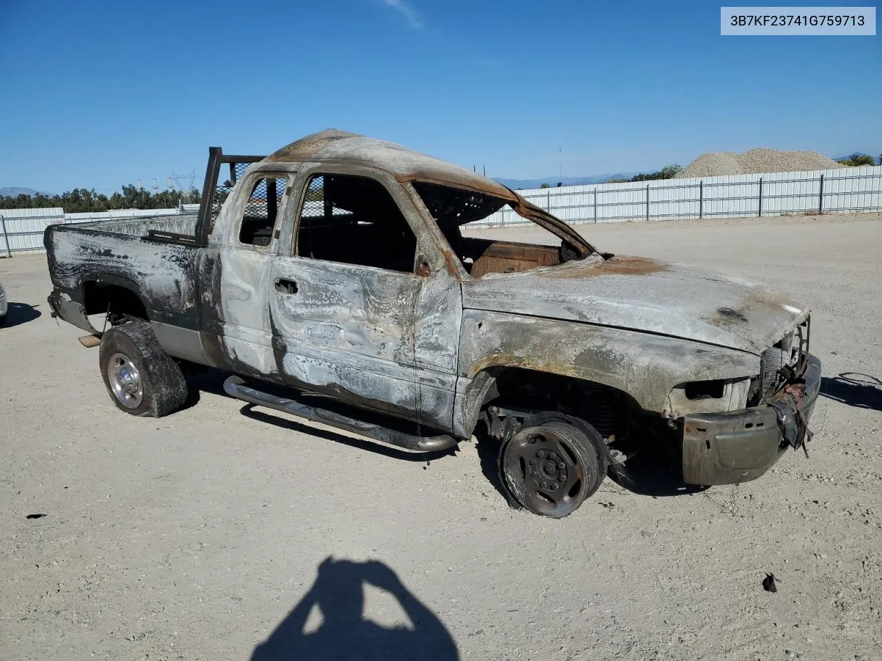 2001 Dodge Ram 2500 VIN: 3B7KF23741G759713 Lot: 65314494