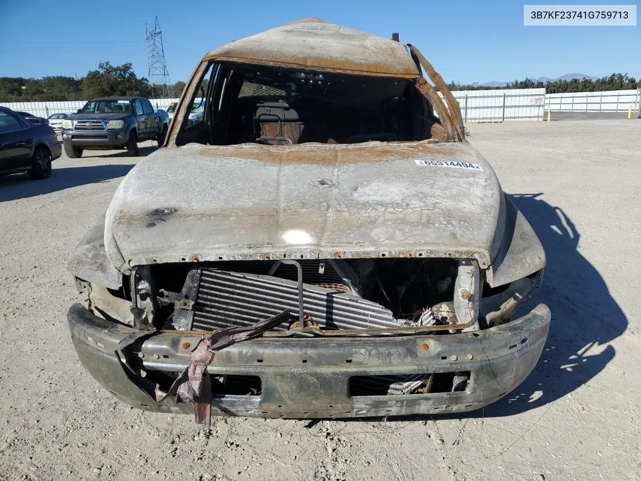 2001 Dodge Ram 2500 VIN: 3B7KF23741G759713 Lot: 65314494