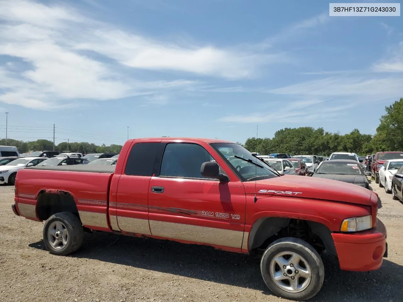 3B7HF13Z71G243030 2001 Dodge Ram 1500