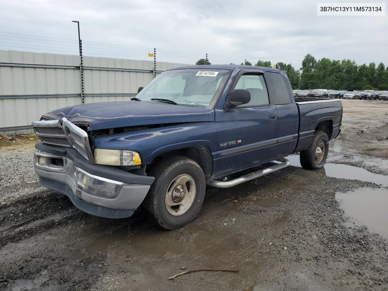 2001 Dodge Ram 1500 VIN: 3B7HC13Y11M573134 Lot: 66743184