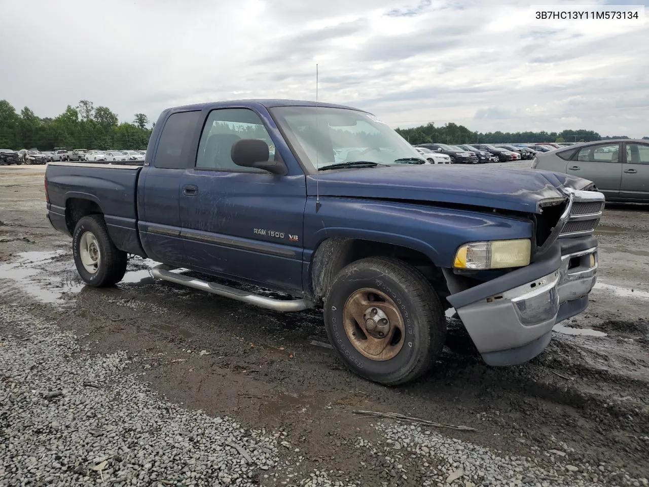 2001 Dodge Ram 1500 VIN: 3B7HC13Y11M573134 Lot: 66743184