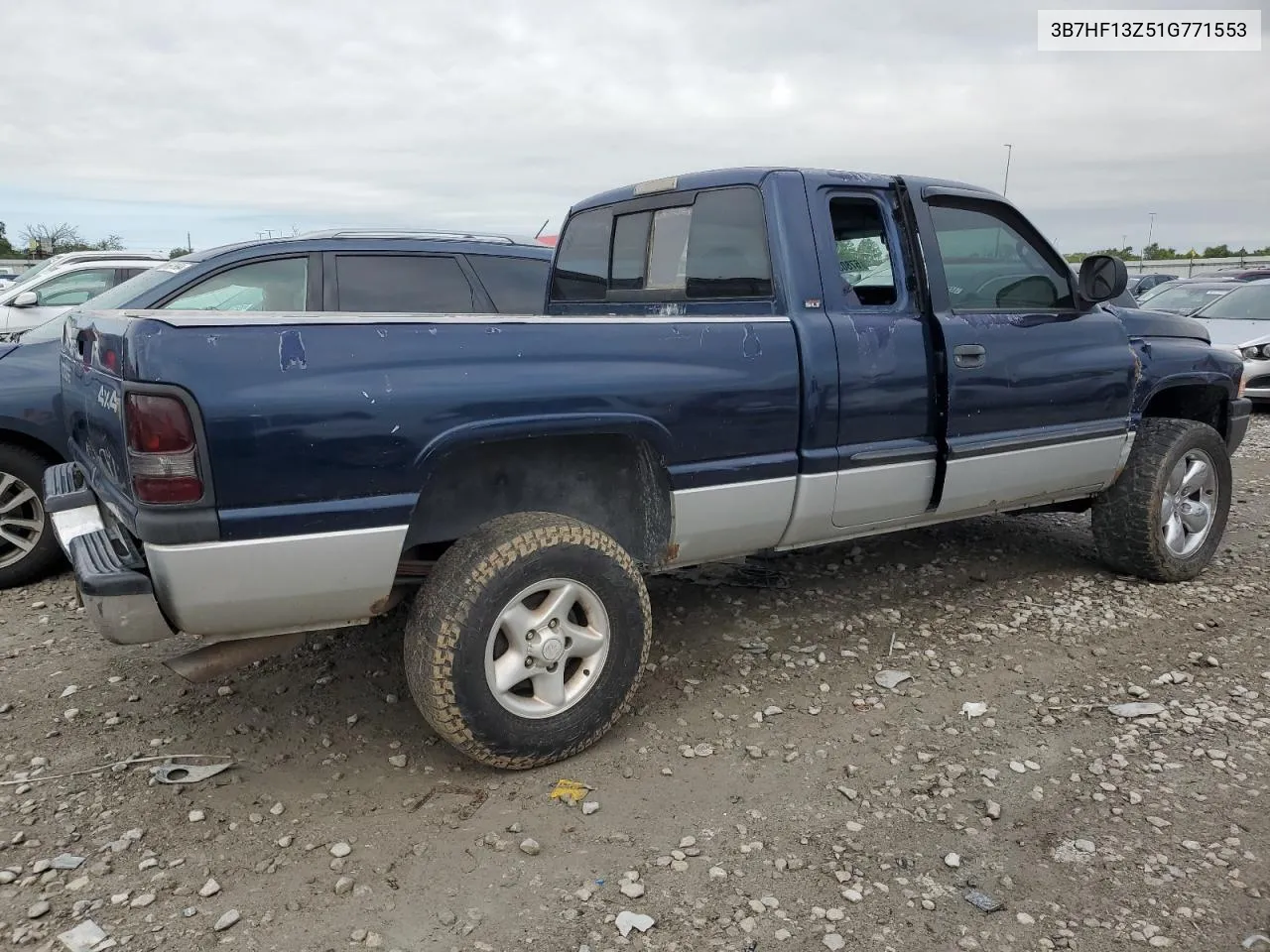 2001 Dodge Ram 1500 VIN: 3B7HF13Z51G771553 Lot: 67803264