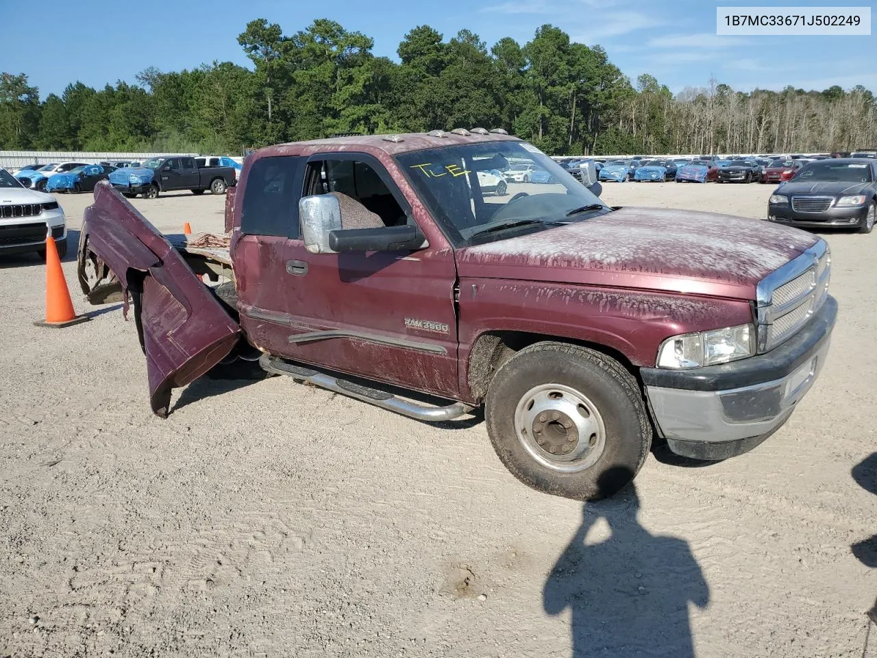 2001 Dodge Ram 3500 VIN: 1B7MC33671J502249 Lot: 67999974