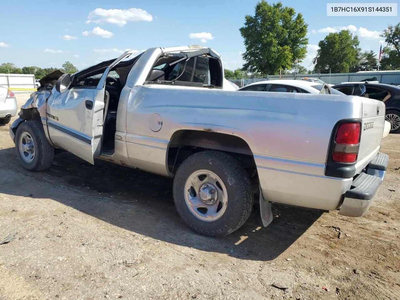 2001 Dodge Ram 1500 VIN: 1B7HC16X91S144351 Lot: 69408904