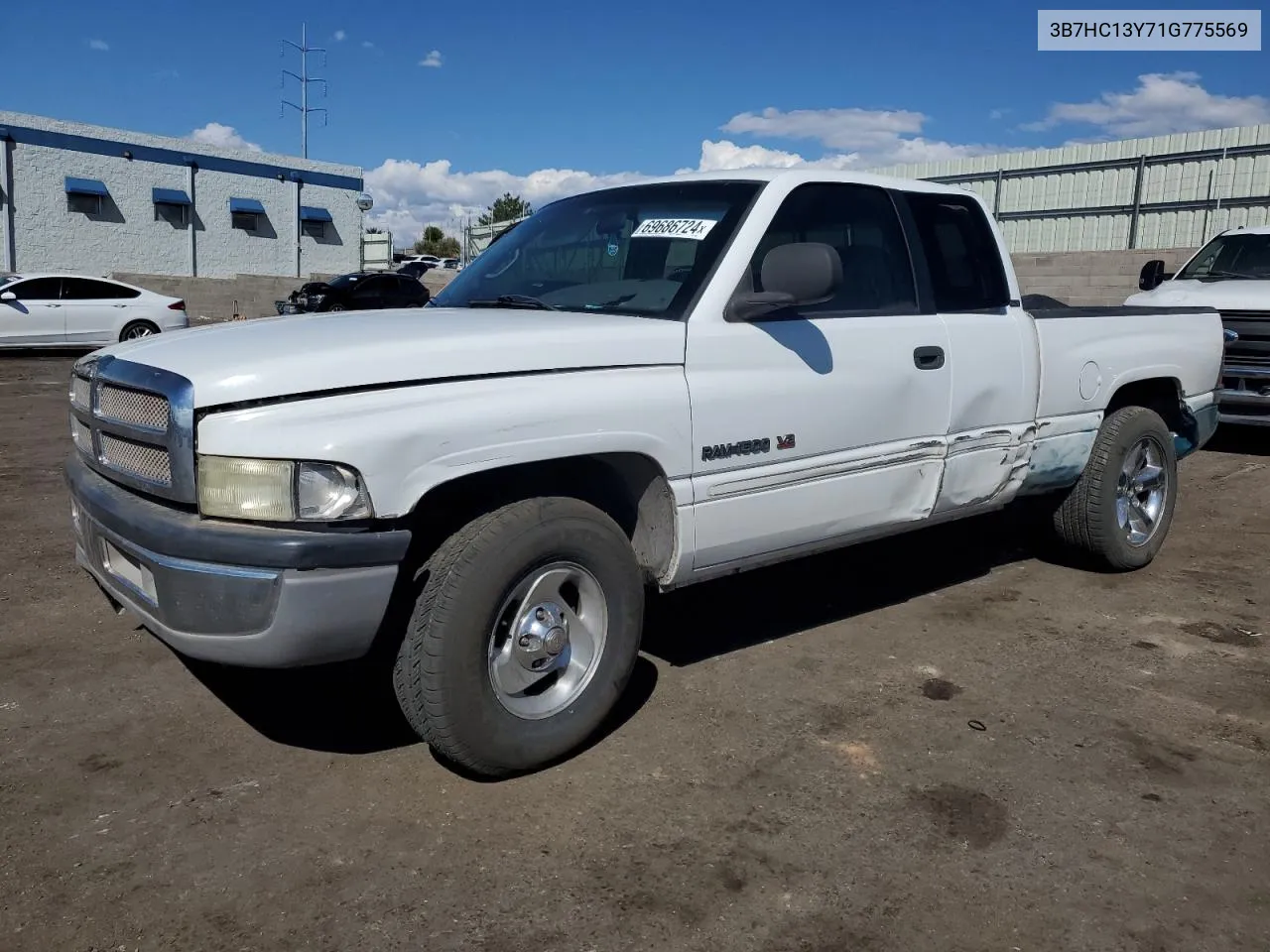 2001 Dodge Ram 1500 VIN: 3B7HC13Y71G775569 Lot: 69686724