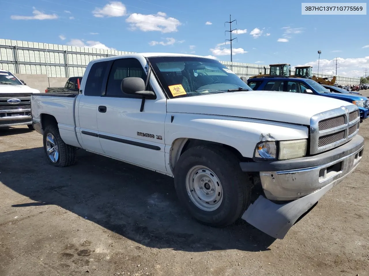 2001 Dodge Ram 1500 VIN: 3B7HC13Y71G775569 Lot: 69686724